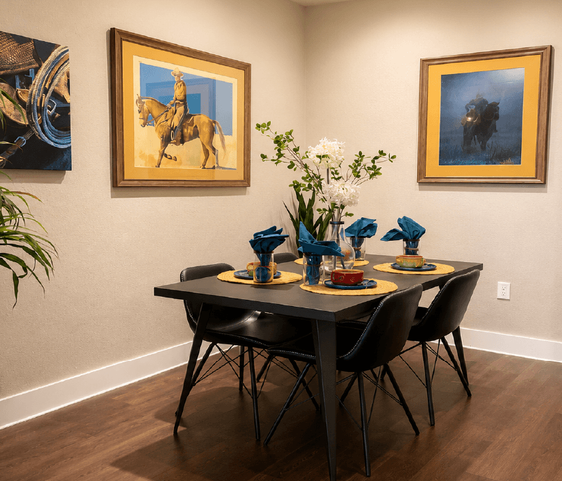 Dining area at The Ranch at Huntsville
