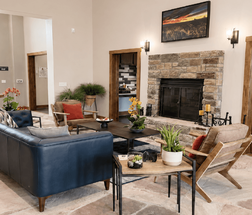 Apartment entryway in Huntsville, Texas